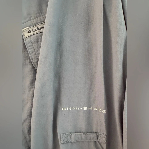 COLUMBIA Titanium omni shade long sleeve gray light sports hiking camping XL - Picture 5 of 7